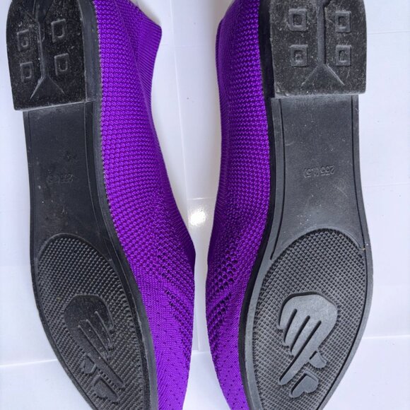 Women's Ballet Flats Size: 8.5M Pointed Toe Lightweight Knit Breathable Slip-On - Picture 7 of 10